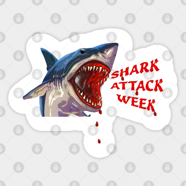 sHARK wEEK Sticker by Dead but Adorable by Nonsense and Relish